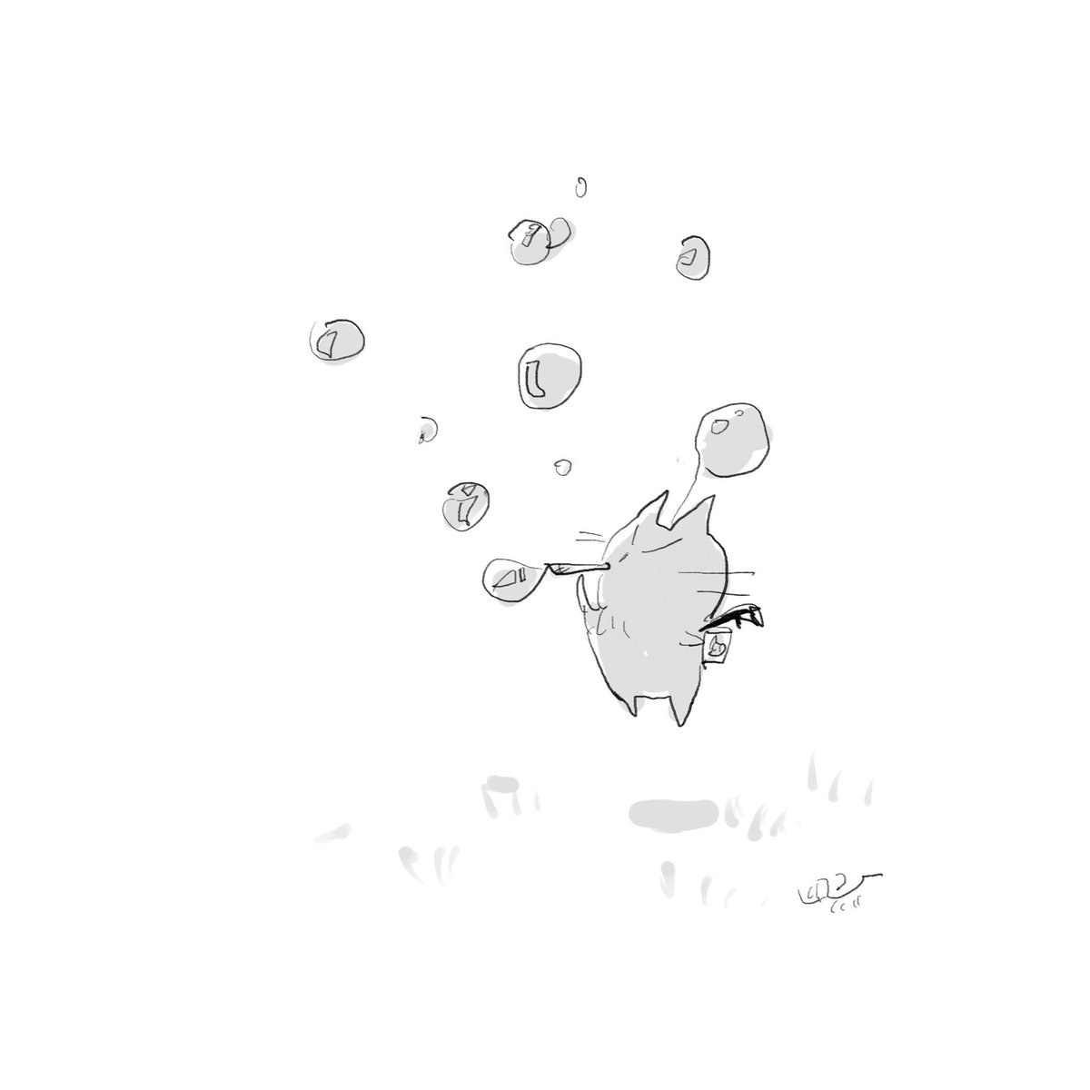 okomeokff14's tweet photo. シャボクポ描いたよ https://t.co/cs7j44UQ60