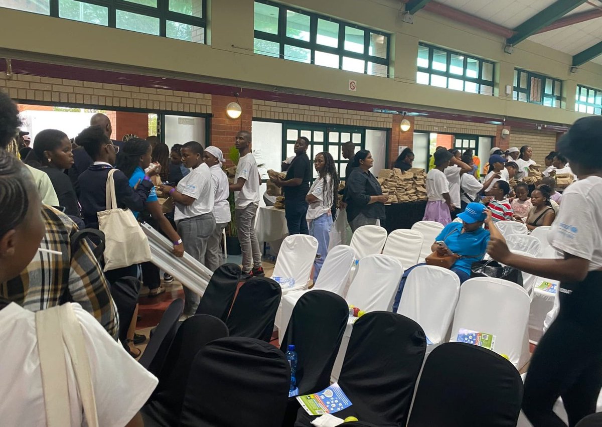 After the event was concluded, attendees exited the Ritson Campus Hall.
Photo: Nomcebo Hlongwane
#FixMyFoodZA