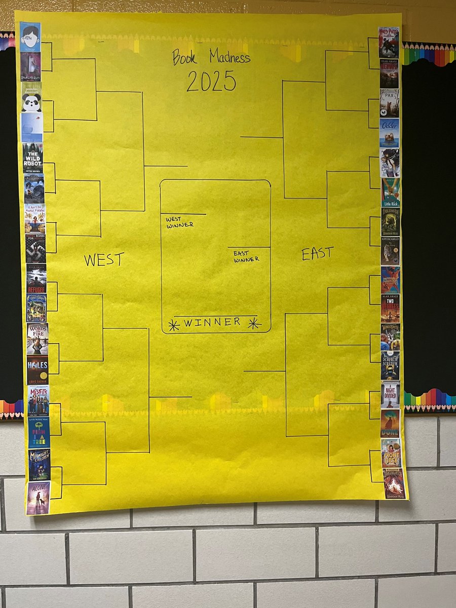 Janelle Kreiling (@elmwoodkreiling) on Twitter photo #BookMadness2025 is starting with 32 amazing finalists! Who is your bracket winner this year? <a href="/kellyyanghk/">Kelly Yang</a> <a href="/DuneAuthor/">Brian Herbert</a> <a href="/lindsayncurrie/">Lindsay Currie</a> @digressica <a href="/firoozeh_dumas/">Firoozeh</a> <a href="/itspeterbrown/">peter brown!</a> <a href="/sharonmdraper/">Sharon M. Draper</a> <a href="/AuthorStuGibbs/">Stuart Gibbs</a> <a href="/chriscolfer/">Chris Colfer</a> <a href="/MarshaSkrypuch/">Marsha Skrypuch: #bannedbyrussia</a> <a href="/RJPalacio/">RJ Palacio</a>
#lovemystudents #elmwoodeagles #BookMadness2025 is starting with 32 amazing finalists! Who is your bracket winner this year? <a href="/kellyyanghk/">Kelly Yang</a> <a href="/DuneAuthor/">Brian Herbert</a> <a href="/lindsayncurrie/">Lindsay Currie</a> @digressica <a href="/firoozeh_dumas/">Firoozeh</a> <a href="/itspeterbrown/">peter brown!</a> <a href="/sharonmdraper/">Sharon M. Draper</a> <a href="/AuthorStuGibbs/">Stuart Gibbs</a> <a href="/chriscolfer/">Chris Colfer</a> <a href="/MarshaSkrypuch/">Marsha Skrypuch: #bannedbyrussia</a> <a href="/RJPalacio/">RJ Palacio</a>
#lovemystudents #elmwoodeagles