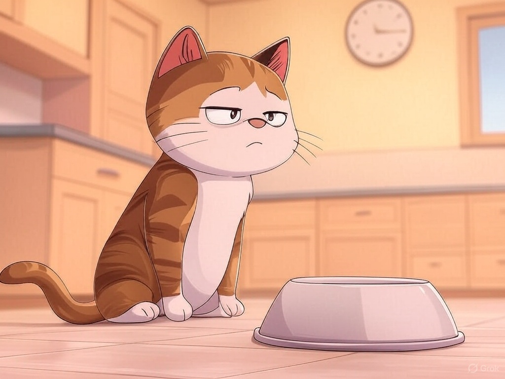 My cat doesn't understand Daylight Savings Time.