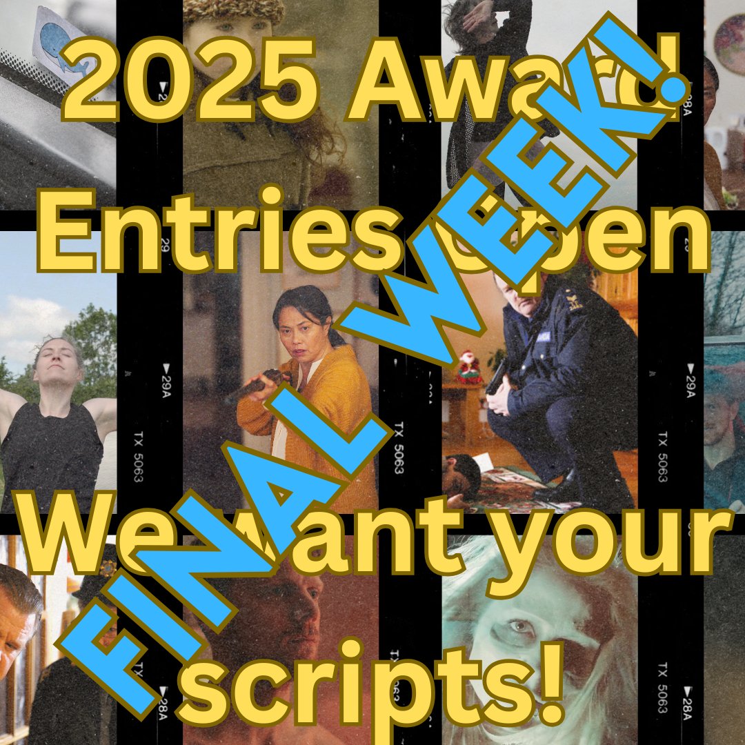 SHORT FILM AWARD 2025 - FINAL WEEK!
We're nearing the deadline for this year's FilmOffaly Short Film Award.
Remember to post your scripts by St Patrick's weekend to make sure they get to us before the deadline.
Check out filmoffaly.ie details on how to enter.