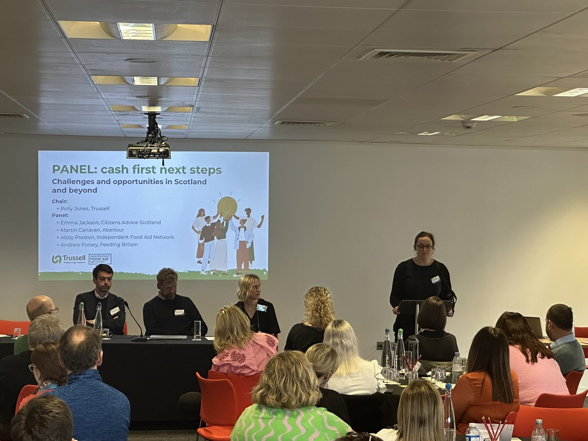 TrussellScot's tweet photo. Abby Preston, a leading voice at @IFAN_UK, is sharing learnings and details of how the ‘worrying about money’ activity led by the organisation is promoting cash first approaches and is providing support to people across the UK alongside local partners #CashFirstCommunities https://t.co/88wswhQdbM