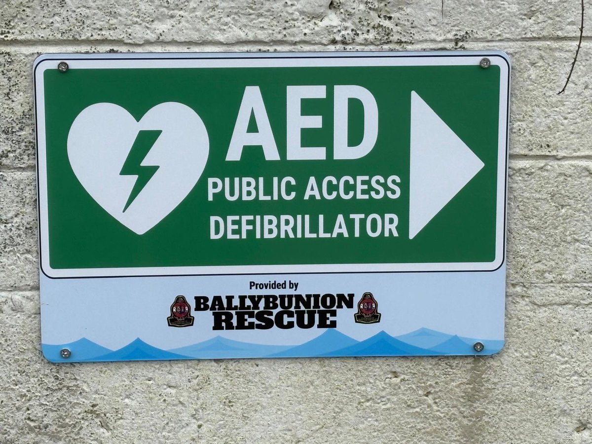 As part of our continued support for the town, we have installed a public access defibrillator on Church Road at our vehicle garage. Signs are now in place and the unlock code is on the sign alongside the cabinet. 

#PublicAccessDefib #BallybunionRescue