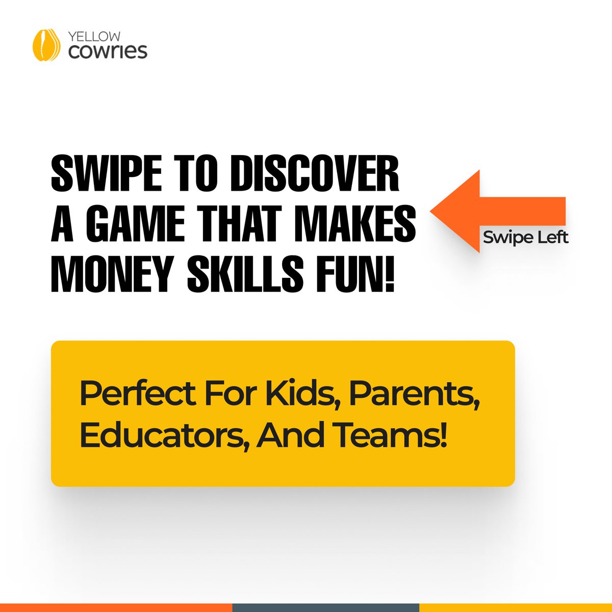 yellowcowries's tweet photo. Did you know? 

Financial literacy challenges affect millions of Nigerians, but learning CAN be fun!

Our Plan-Save-Invest card game helps kids (and adults!) build confidence through play.

Starting early = lifelong financial control! https://t.co/M5WWqYwaAA