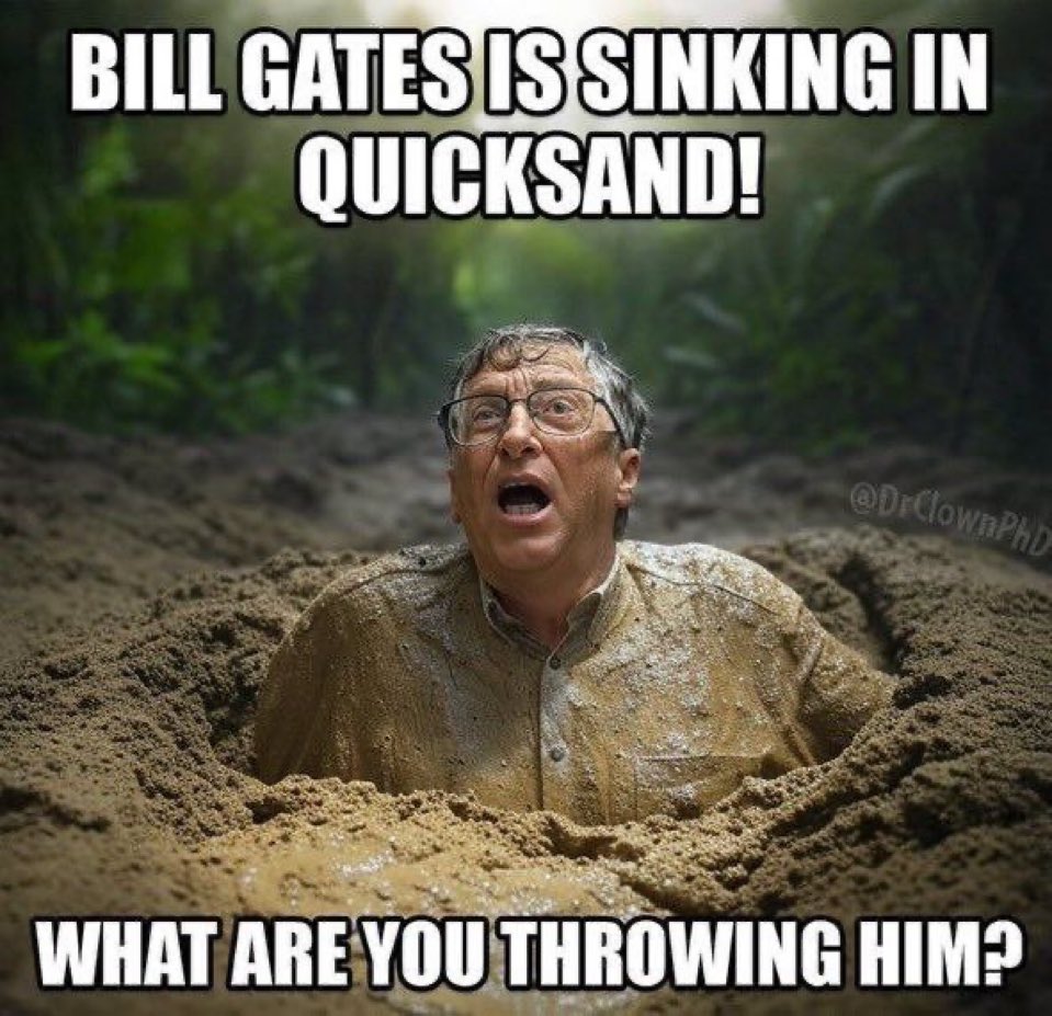 A thank you note for doing his part for population control.