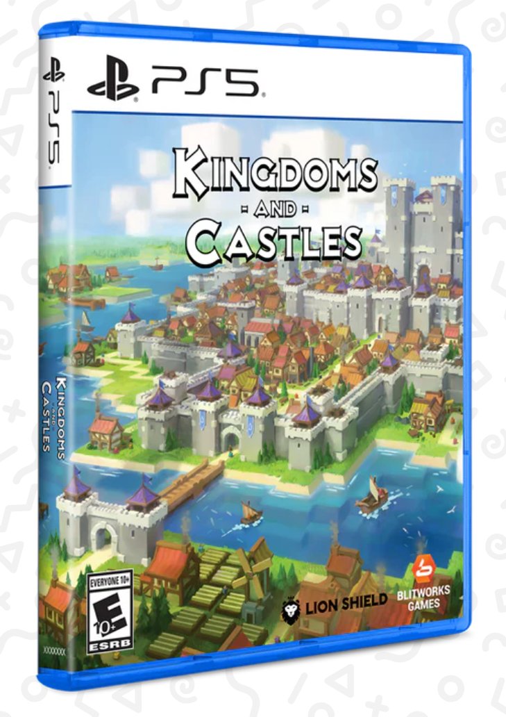 Kingdoms and Castles (@kingdomscastles) on Twitter photo What do we have here, a physical edition of Kingdoms and Castles!? When we launched in 2017 we never expected one day we'd be on PS5 and in a box - pretty cool if you ask us!
Pre-order here: limitedrungames.com/collections/al…
Thanks <a href="/BlitWorks/">BlitWorks Games</a> and <a href="/LimitedRunGames/">Limited Run Games</a> for setting this up! What do we have here, a physical edition of Kingdoms and Castles!? When we launched in 2017 we never expected one day we'd be on PS5 and in a box - pretty cool if you ask us!
Pre-order here: limitedrungames.com/collections/al…
Thanks <a href="/BlitWorks/">BlitWorks Games</a> and <a href="/LimitedRunGames/">Limited Run Games</a> for setting this up!