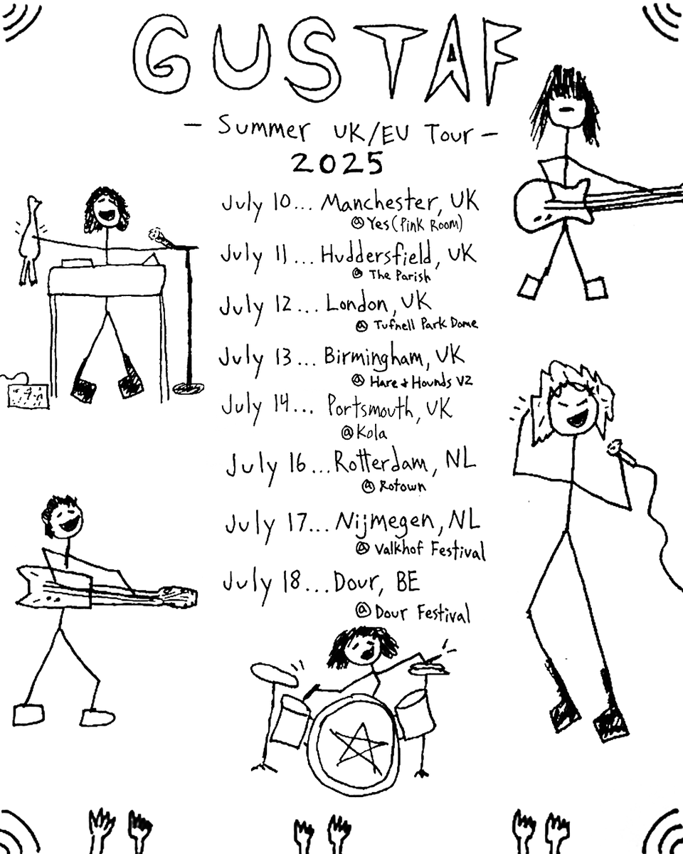 Gustaf (@gustaf_nyc) on Twitter photo We're squeezing in one more UK date this summer! Come see us at Kola on July 14th in Portsmouth -- tix on sale now at gustaftheband.com ::)
📸 by <a href="/travistrautt/">travis Trautt</a> 💫 We're squeezing in one more UK date this summer! Come see us at Kola on July 14th in Portsmouth -- tix on sale now at gustaftheband.com ::)
📸 by <a href="/travistrautt/">travis Trautt</a> 💫