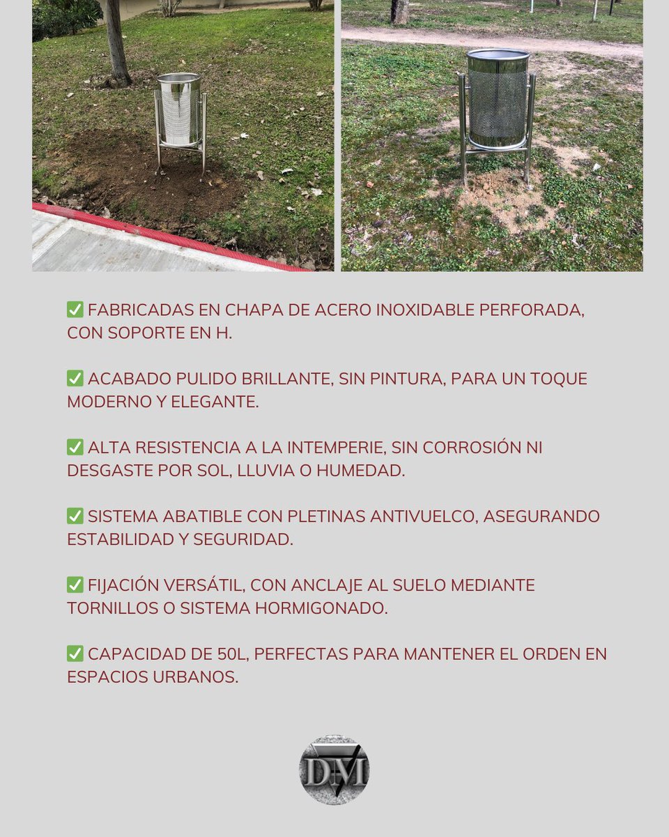 dimobi2000's tweet photo. Papeleras Acero Inoxidable – Durabilidad, estilo y funcionalidad🗑️

#Papeleras #PapelerasUrbanas #PapelerasMetalicas #PapelerasAceroInoxidable #MobiliarioUrbano #DiseñoUrbano #Urban #Ciudad #Madrid #ComunidadDePropietarios #AdministradorDeFincas #AministradoresDeFincas #CAFmad https://t.co/q3ypQT34qR