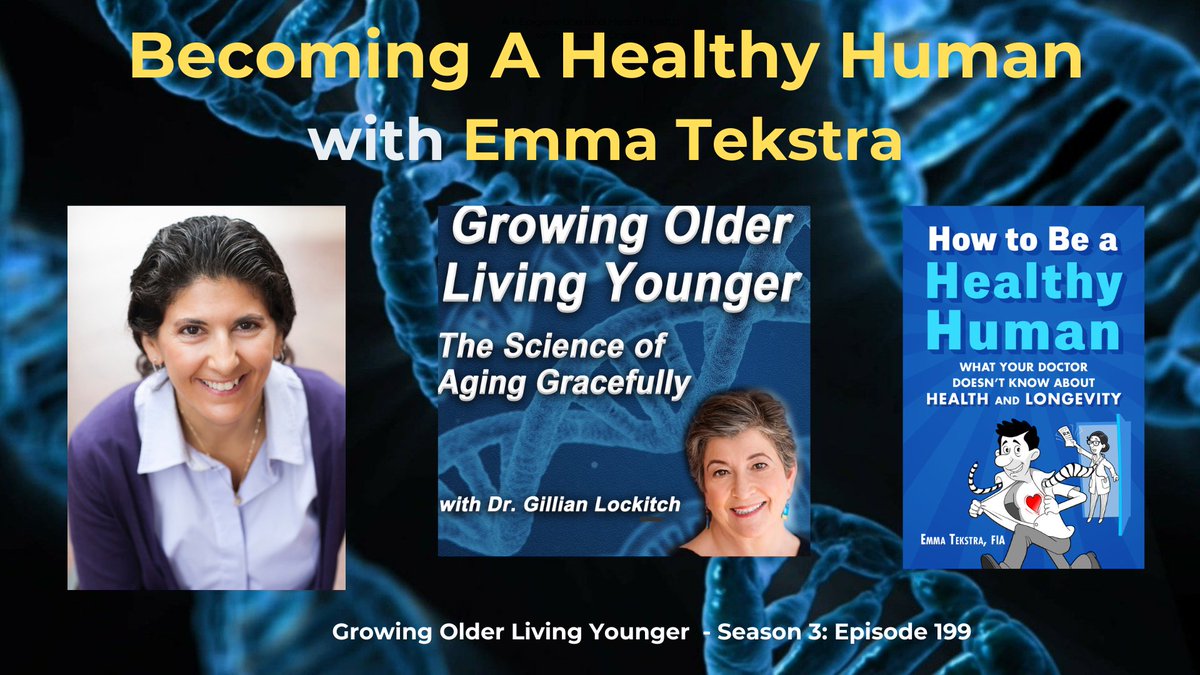 199 Becoming a Healthy Human with Emma Tekstra askdrgill.com/2025/03/10/199…  Enjoy this instructive and energizing conversation with Emma, who distills insights from her long career as an actuary.