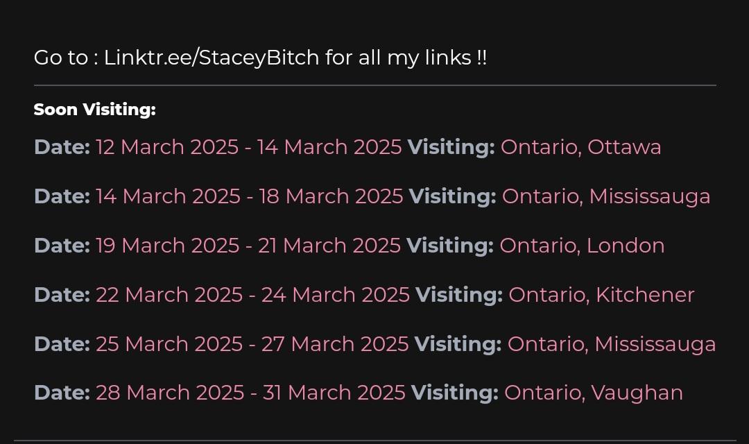 Staceyb669's tweet image. Traveling dates for March 💖💖

Also my Onlyfans is 15$ Only for a couple of days 😈💋

onlyfans.com/staceydull69