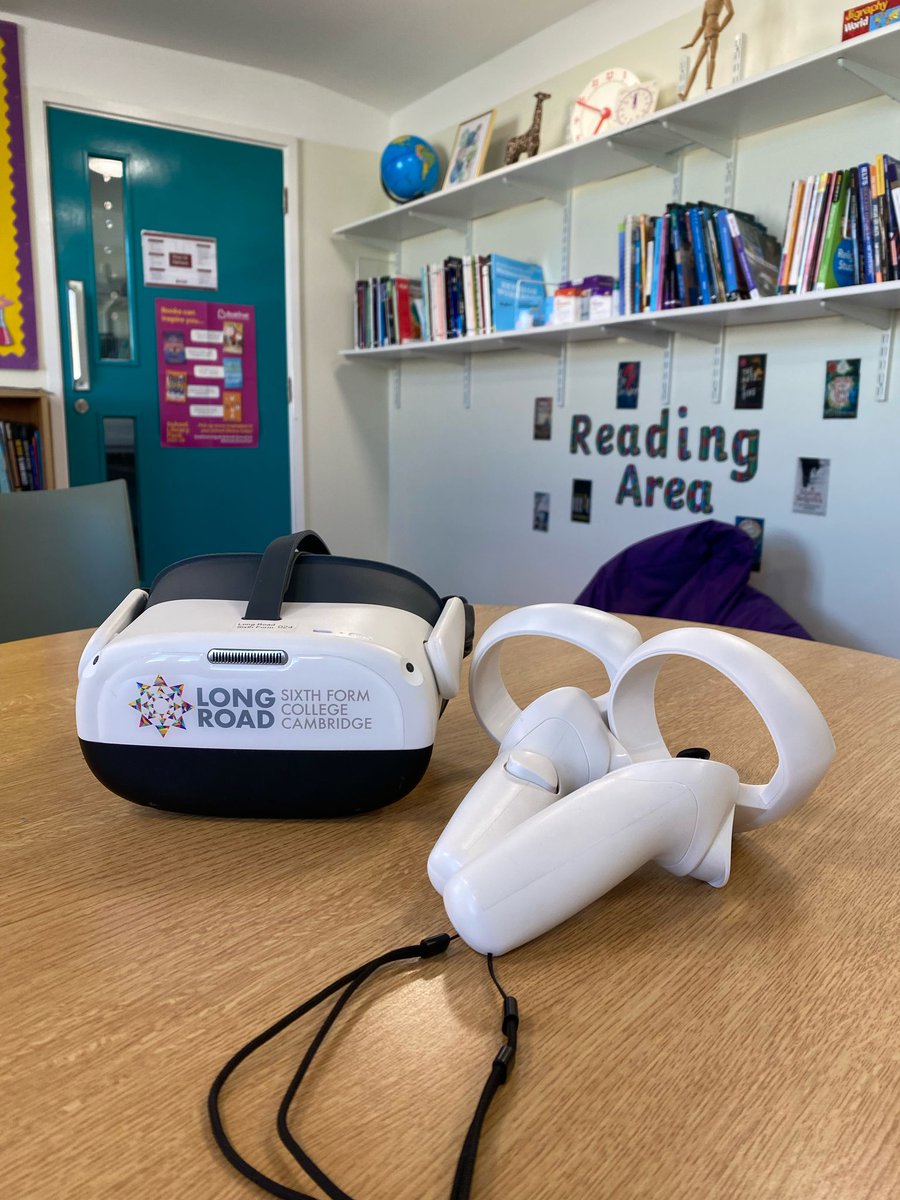 Thanks to <a href="/LR6FC/">Long Road Sixth Form</a> for the loan of VR headsets. Students at The Beacon centre visited vet school and found it very inspiring! #nationalapprenticeshipweek