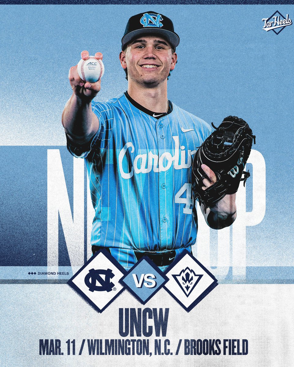 Road warriors this week 🚌

🆚 UNCW
📅 Mar. 11
🕕 6 PM
📺 FloCollege

#GoHeels