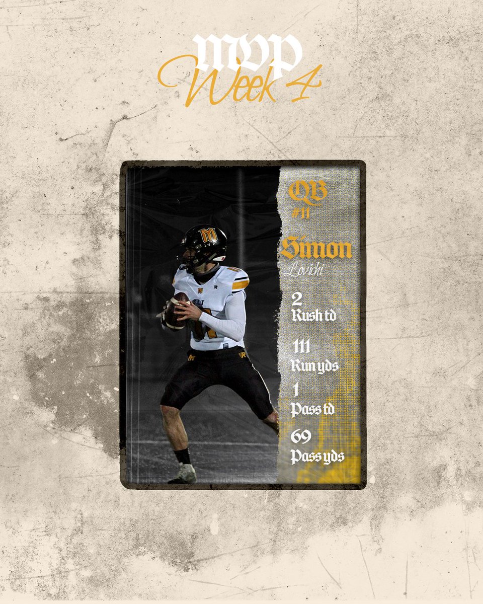 MyrmidonsFootUS's tweet photo. ⚫️🟡 MVP WEEK 4 🟡⚫️

Félicitations à nos joueurs @simonlovichi et @colin_evd qui ont fait un très beau match!! 🔥 

On continue comme ça on lâche rien. 💪🏼 

#myrmidons #mvp #mvpdefensiveplayer #mvpoffensiveplayer #attaque #defense https://t.co/9XZMC2d4xH