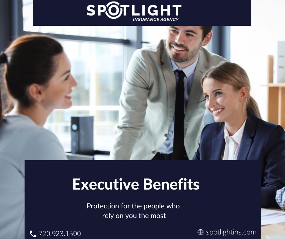 SpotlightInsur's tweet image. Protect your key leaders. Executive benefits in life insurance offer financial security and other benefits tailored for top-tier employees. So call us at 720-923-1500 and get covered today!

spotlightins.com/life-insurance/ 

#SpotlightInsurance #Denver
#ExecutiveBenefits #LifeInsurance