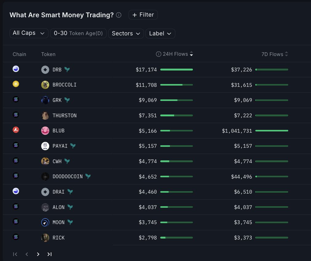 abstractxbt's tweet photo. Data via @nansen_ai 

Smart money are flowing into @FirstBroccoli 🥦🐕

F3B Broccoli 

0x12b4356c65340fb02cdff01293f95febb1512f3b

Be where the community is, ask @grok which Broccoli coin is community-led on BNB chain. https://t.co/MEZSeR85ty