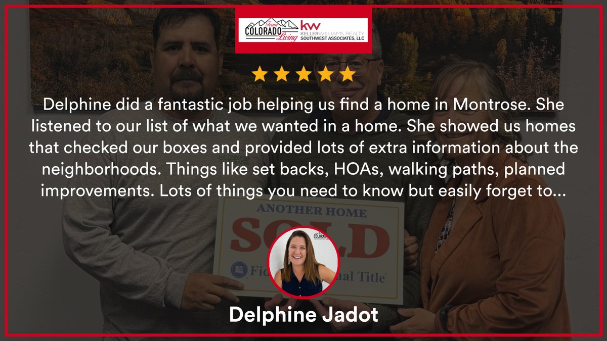 TeamCoLiving's tweet photo. My latest RateMyAgent review in Montrose.
CAR  FA.100086780
https://t.co/zZz7ApNzkU

...
#ratemyagent #realestate #Keller_Williams_Realty_Southwest_Associates_LLC__Montrose https://t.co/WrPv76j0vj