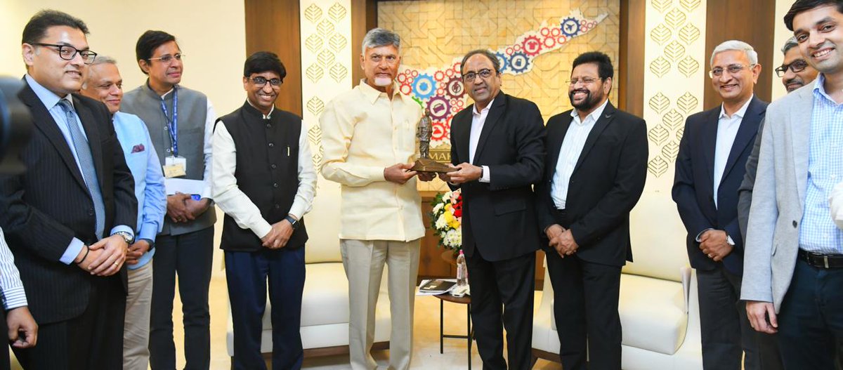 ncbn's tweet photo. Quantum technology is set to bring revolutionary advancements in various fields. Just as we led the Information Technology revolution in the 1990s, we want Andhra Pradesh to lead advancements in Quantum Technology, securing a first-mover advantage in this transformative field.

Taking a step in that direction, we are setting up a task force and working on a plan to create a ‘Quantum Valley’, a world-class quantum computing hub in Andhra Pradesh that is in line with the National Quantum Mission. 

This initiative, in collaboration with @iitmadras, @TCS, and @IBM will help our state become a national hub for quantum computing research, attracting top-tier talent and global investments.

We took the lead in organizing a key meeting to drive this effort today, joined by Mr Natarajan Chandrasekaran, Chairman of Tata Sons, along with Mr S. N. Subrahmanyan, Chairman & MD, L&T. Prof. Abhay Karandikar, Secretary, Department of Science and Technology, Dr. JBV Reddy, Head, Quantum Technology Centre, DST, Prof. Satyanarayana Kalidindi, Director, IIT Tirupati, Prof. Kamakoti, Director, IIT Madras, Dr Amith Singhee, Director, IBM Research India, and Mr. Venkat Subramaniam, IBM Quantum India Leader.
