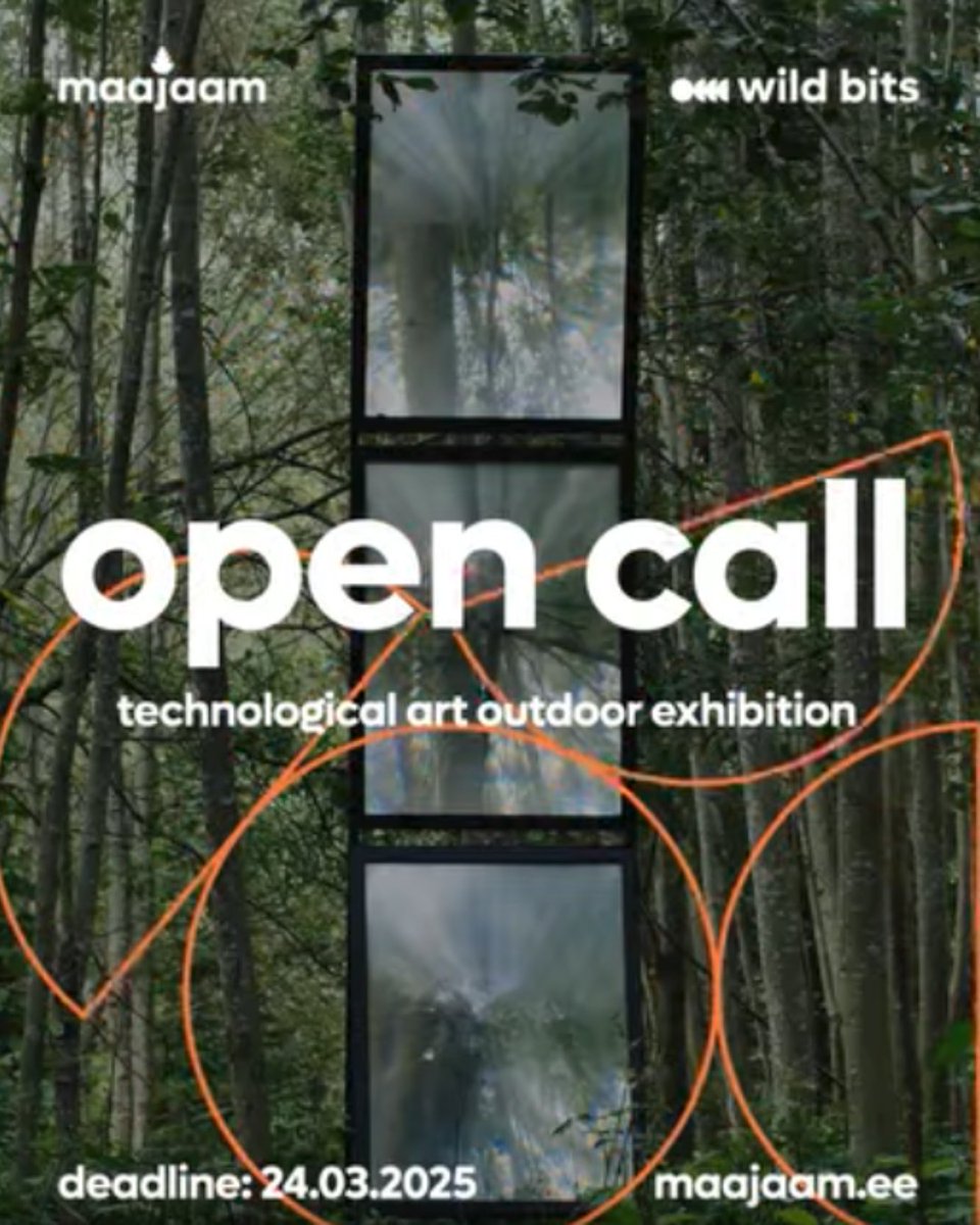 EU Opp: Open Call - Wild Bits

<a href="/maajaam_ee/">Maajaam</a> are seeking proposals for installations, interventions or processes to be installed in landscapes around Maajaam that explore the human condition in a contemporary technological society. 

Deadline: 24 March
Info: maajaam.ee/opencall/2025/…