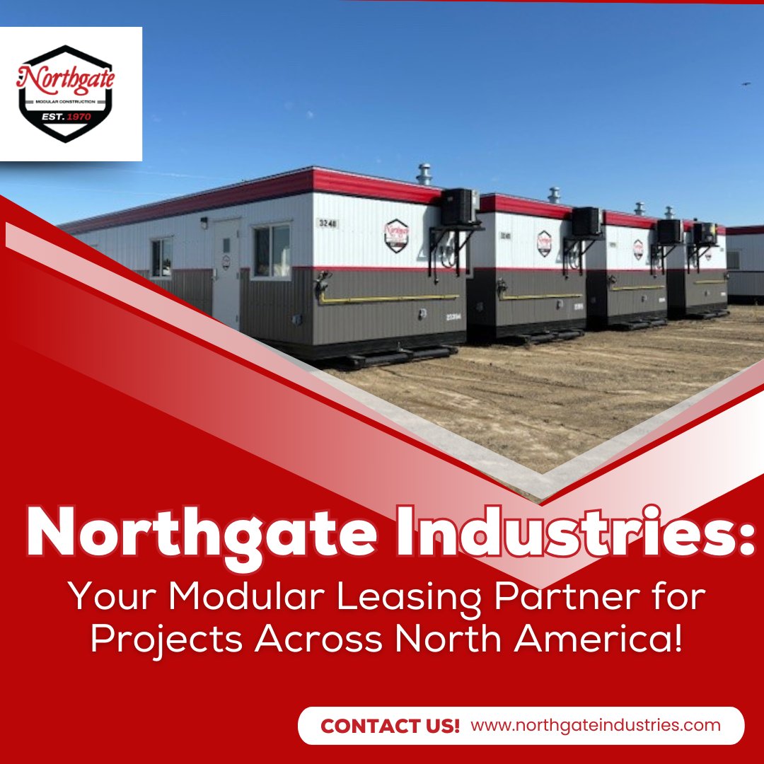 Northgate_Ltd's tweet photo. Northgate Industries delivers flexible, cost-effective solutions for projects of all sizes across North America. Offices, kitchens, workforce housing—we’ve got it all! 🏗️ 

#ModularSolutions #BuiltForYourSuccess #NorthgateIndustries #ModularLeasing #WorkforceHousing https://t.co/rzAz6fSrt2