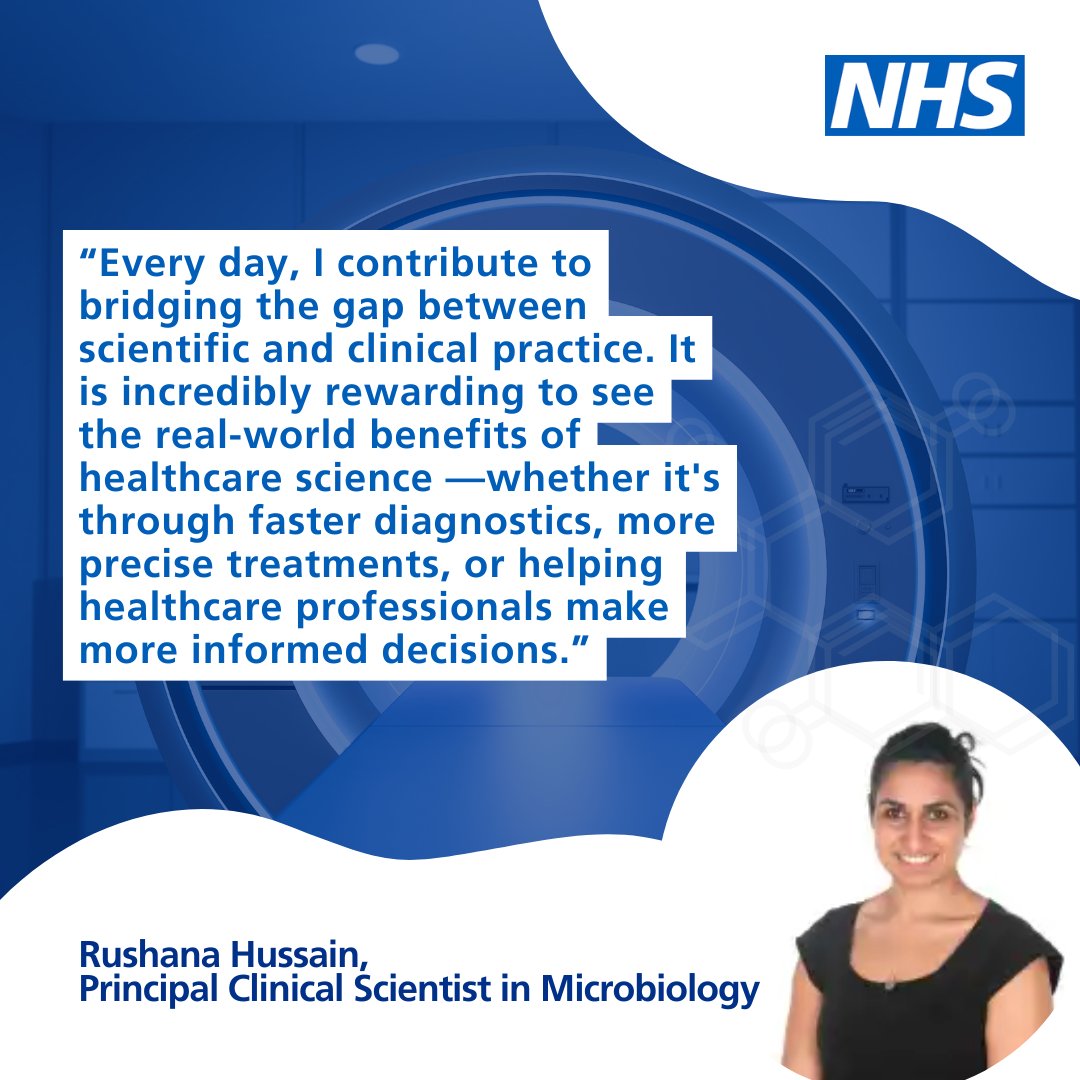 Professor Dame Sue Hill (@csosue) on Twitter photo Healthcare science makes a real difference to patient care. Rushana Hussain worked on a molecular solution that significantly reduced the diagnosis time for meningitis – helping clinicians to make informed decisions & improving patient care #HCSWeek2025 <a href="/boltonnhsft/">Bolton NHS Foundation Trust</a> <a href="/NHSE_WTE/">NHS England Workforce, Training and Education</a> Healthcare science makes a real difference to patient care. Rushana Hussain worked on a molecular solution that significantly reduced the diagnosis time for meningitis – helping clinicians to make informed decisions & improving patient care #HCSWeek2025 <a href="/boltonnhsft/">Bolton NHS Foundation Trust</a> <a href="/NHSE_WTE/">NHS England Workforce, Training and Education</a>
