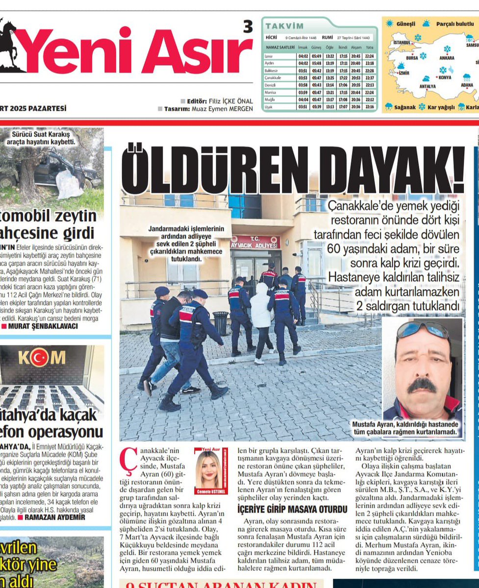 Cenneteeee's tweet photo. Artık yazılarım Yeni Asır gazetesinde yer bulmaya başladı! 

https://t.co/Q63mWB17hy

#yeniasır #gazetecilik #haberinpeşinde #biradımdaha https://t.co/UfUY4sPuzI