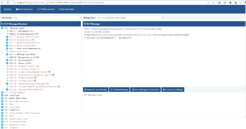 InterSystems_FR's tweet photo. Découvrez IRIS-HL7v2Gen, une app #CSP qui génère dynamiquement des messages #HL7 pour tester, déboguer et intégrer les systèmes de santé. Tout pour assurer la conformité #HL7 ! ✅ #DevCommunity