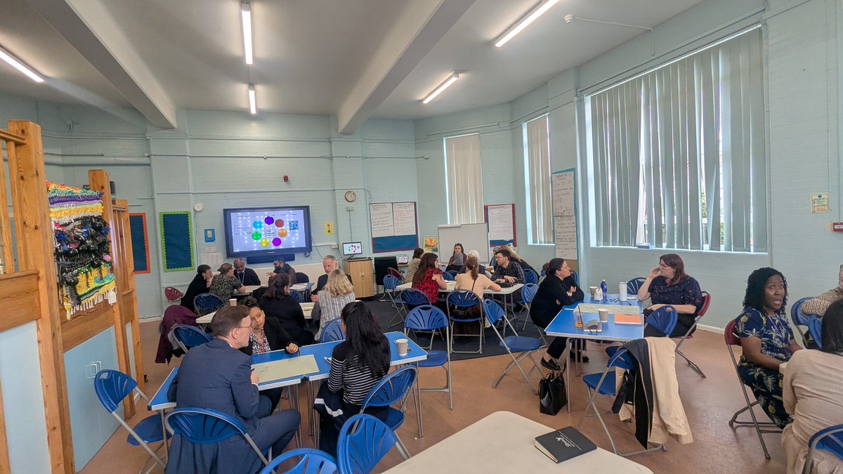 Co-designing a new SEND strategy for <a href="/RedbridgeLive/">Redbridge Council</a> with teachers and SEND staff from schools from across the borough, hopefully leading to new ways of supporting the needs of young people and families in the borough <a href="/firewool/">Mark Santos</a> <a href="/DuddridgeLloyd/">Lloyd Duddridge</a> <a href="/KamRai7/">Kam Rai</a>