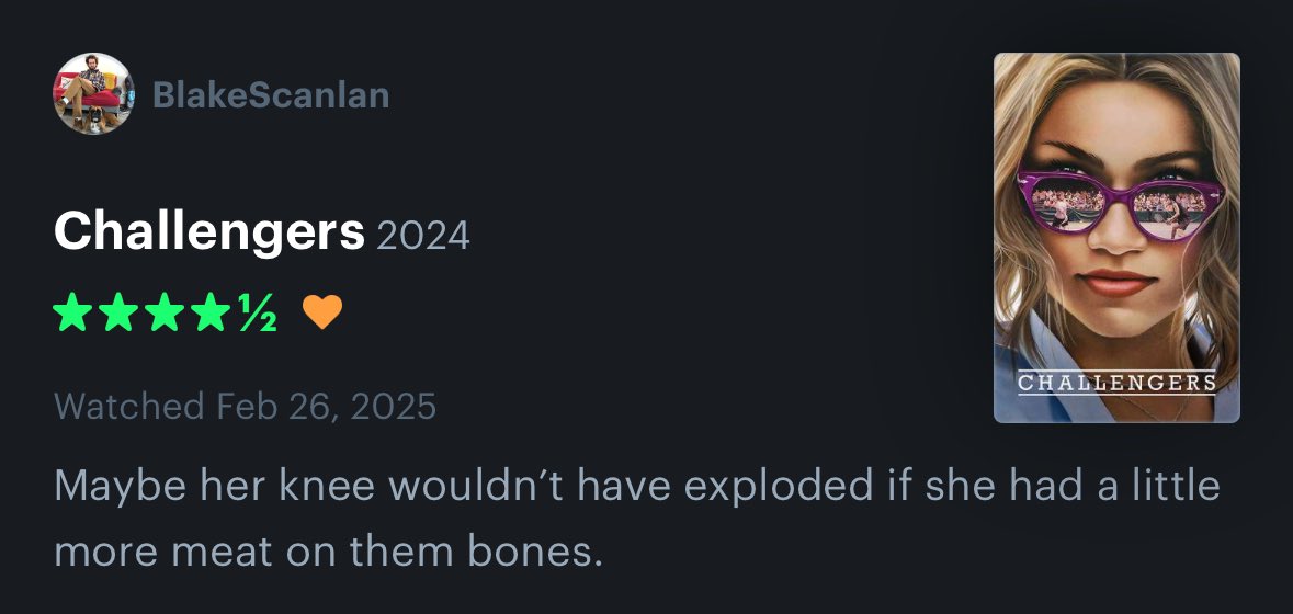 blake_scanlan's tweet photo. Two examples of the heat I’m bringing over on Letterboxd: https://t.co/WVyGR1RaSm