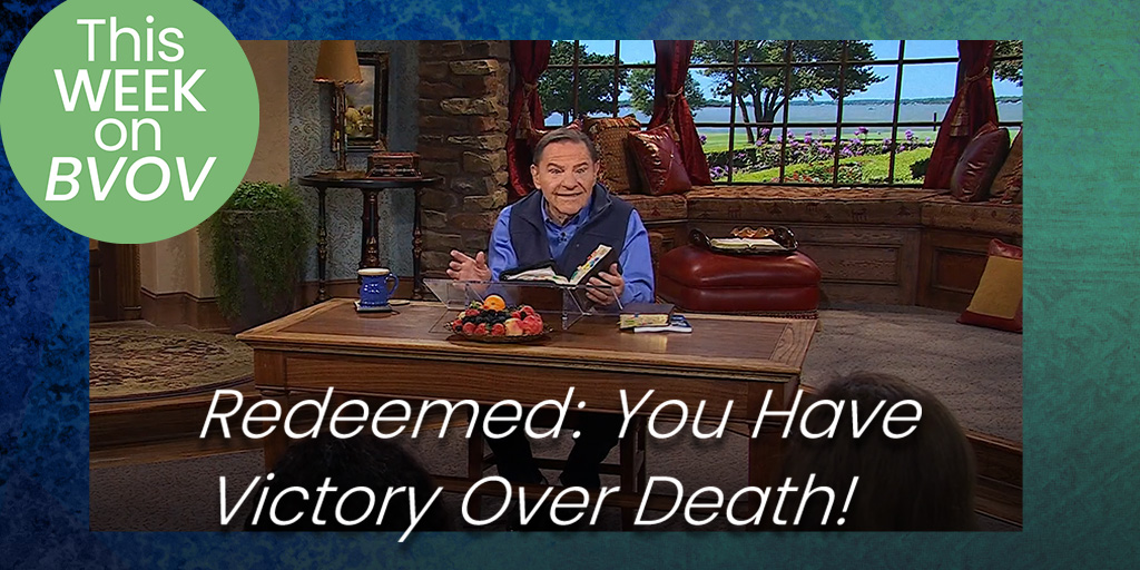 CopelandNetwork's tweet image. This week on #BVOV, Kenneth Copeland explains how you’ve been redeemed from the curse of the Law &amp;amp; have victory over death! Learn to enjoy the long life Jesus bought &amp;amp; paid for &amp;amp; how to live in freedom by following God’s WORD! Watch &amp;amp; download notes @ kcm.org/watch