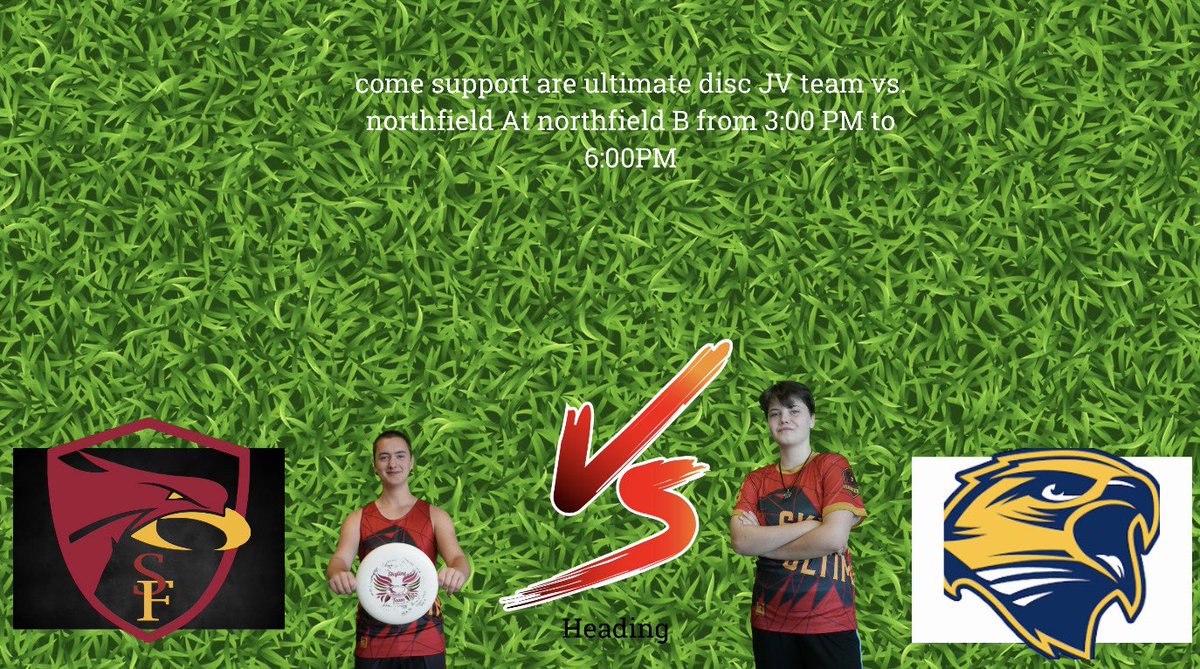 Hey Falcons! Come support Ultimate Disc at their game this Thursday! 🥏