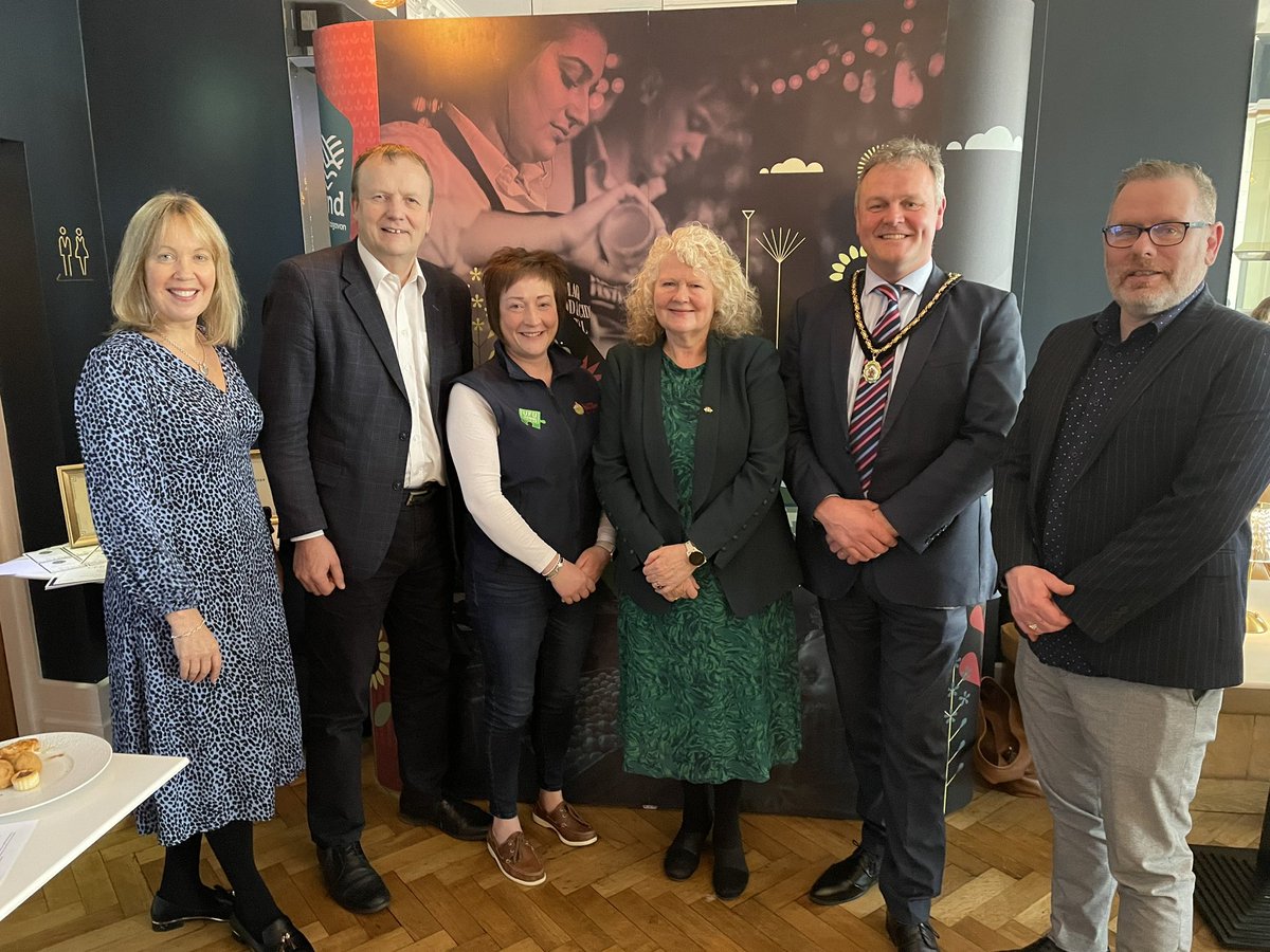 This afternoon I attended <a href="/abcb_council/">ABC Council</a> Food Heartland celebration event to recognize award winners &amp; thank Food Heartland members, recognizing contributions of local farms, agri businesses, producers &amp; hospitality providers to the borough's economy &amp; community 🚜🐑🐄🐖 <a href="/UFUHQ/">Ulster Farmers' Union</a>