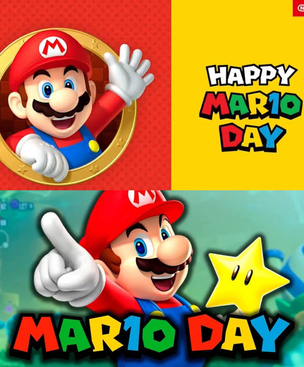 comunidad_nc's tweet photo. ¡ES HOY! 😍 Como cada 10 de marzo celebramos el #MarioDay en honor a #SuperMario. El personaje más famoso de #Nintendo y un icono en la historia de los videojuegos ���� https://t.co/wsFr322i2l