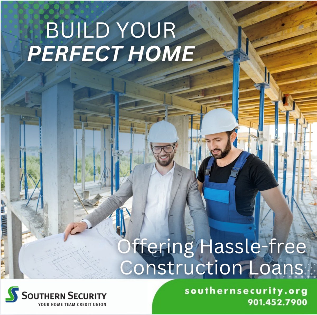 Dreaming of a custom-built home? Our hassle-free construction loans make it easier than ever to bring your vision to life! 🏡

📞 Contact us today to get started: 901.452.7900 or learn more here: southernsecurity.org/construction-l…