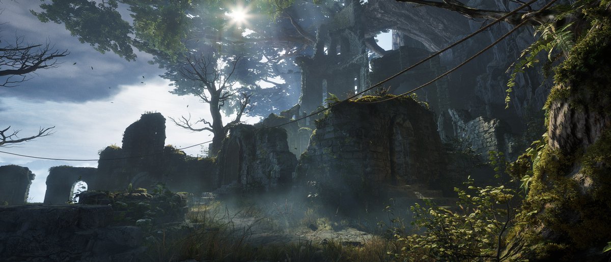 Parzival109's tweet photo. Hello! I'm Zhangming, and I'm a 3D environment artist! 

As a big fan of Fromsoft, I just can't stop imagining what Lordran would look like in modern  graphics. So here's my interpretation of the iconic location Firelink Shrine from DS1!
Praise the sun!
#UnrealEngine5 #darksouls https://t.co/uSHu7A98ps