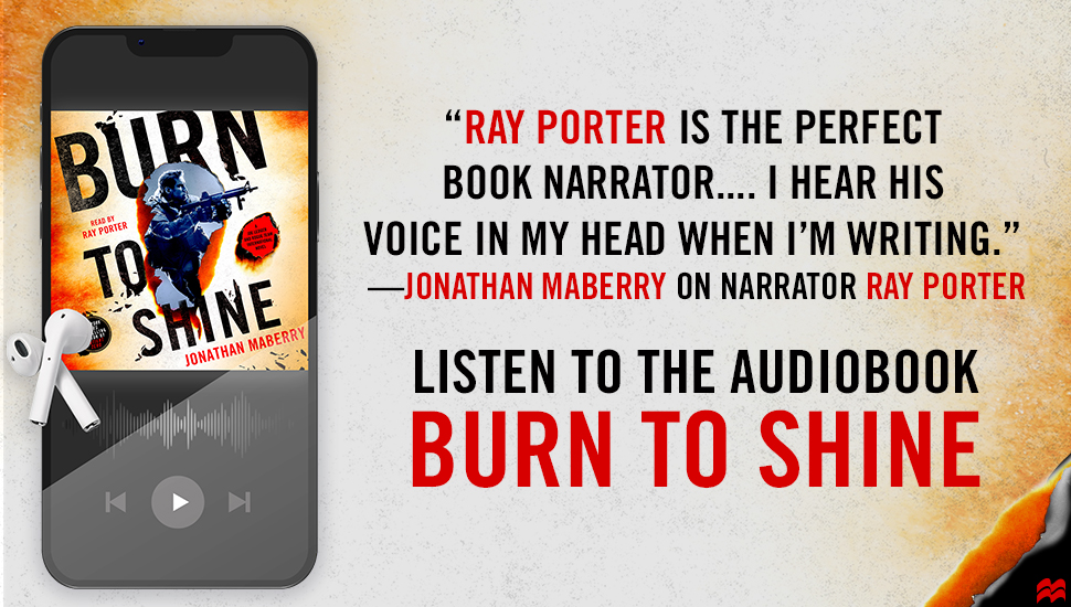 BURN TO SHINE hit the #1 spot on <a href="/audible_com/">Audible</a>  for #militarythriller. Folks are really digging #rayporter's incredible narration. So do I. The graphic says it all. #bestseller #audio <a href="/MacmillanAudio/">Macmillan Audio</a>  (Also available in #ebook and #tradepaperback from <a href="/MacmillanUSA/">Macmillan Publishers</a>