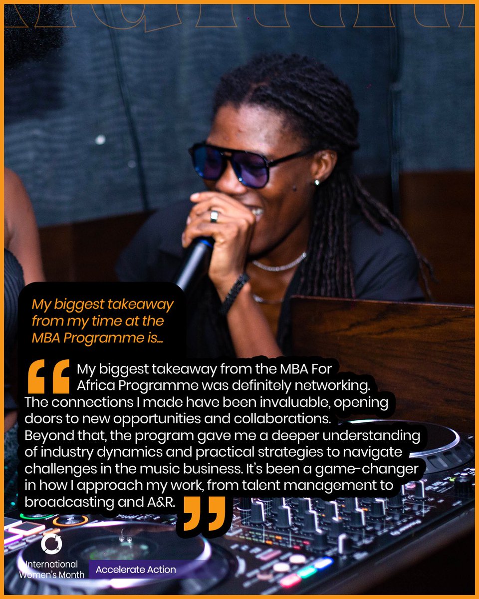 Music Business Academy For Africa. (@mbaforafrica) on Twitter photo Women are driving forces within the African Music Industry, and <a href="/mbaforafrica/">Music Business Academy For Africa.</a> proudly celebrates them.
Meet Princess Ankomah from the Music Business Academy for Africa Class of 2023.
Princess (<a href="/_Princesss_AJ/">BigBadWolf</a> ) is currently a Radio/TV Host, A&R and - Women are driving forces within the African Music Industry, and <a href="/mbaforafrica/">Music Business Academy For Africa.</a> proudly celebrates them.
Meet Princess Ankomah from the Music Business Academy for Africa Class of 2023.
Princess (<a href="/_Princesss_AJ/">BigBadWolf</a> ) is currently a Radio/TV Host, A&R and -