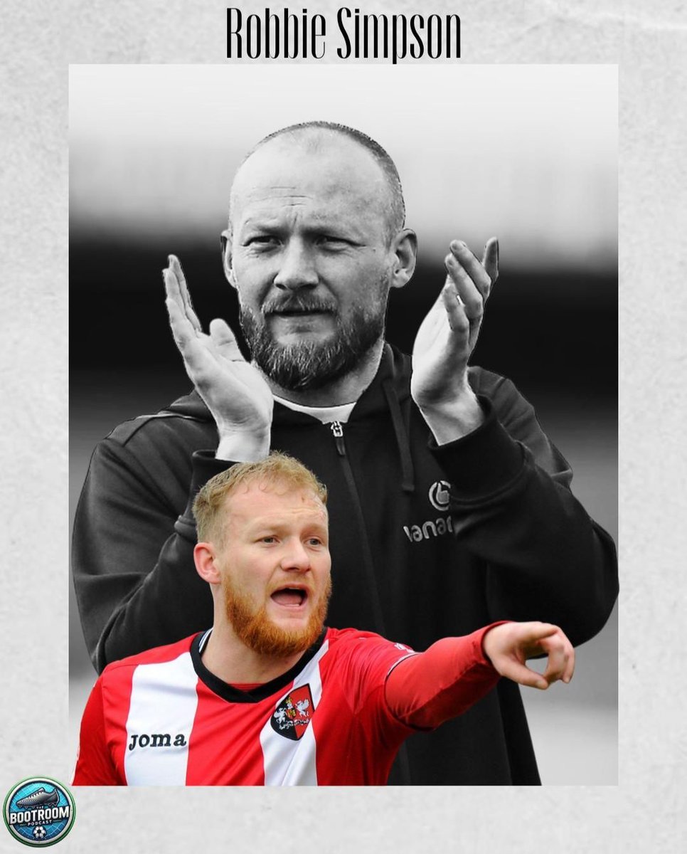 NEW EPISODE TOMORROW 🎉

Jamie and Harry sat down with Robbie Simpson, Chelmsford City manager, to talk pushing for the National League South playoffs, life in the dugout, and his playing days at clubs like Coventry, Huddersfield, Cambridge United + Leyton Orient!

@robbiesimmo