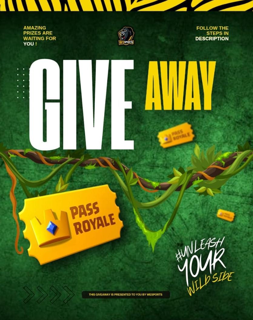 🌿PASS GIVEAWAY🌿

2× Brawl Pass Plus / Diamond Pass 🎟️

Do the following:
1. Follow <a href="/WeSports_CR/">WeSports</a> 🧡
2. Follow <a href="/shiimycr/">shiimy</a>
3. Follow @olymproyalecr_
4. Repost this post ♻️
5. Tag 2 friends 💬

Winners in 3 days 🌴