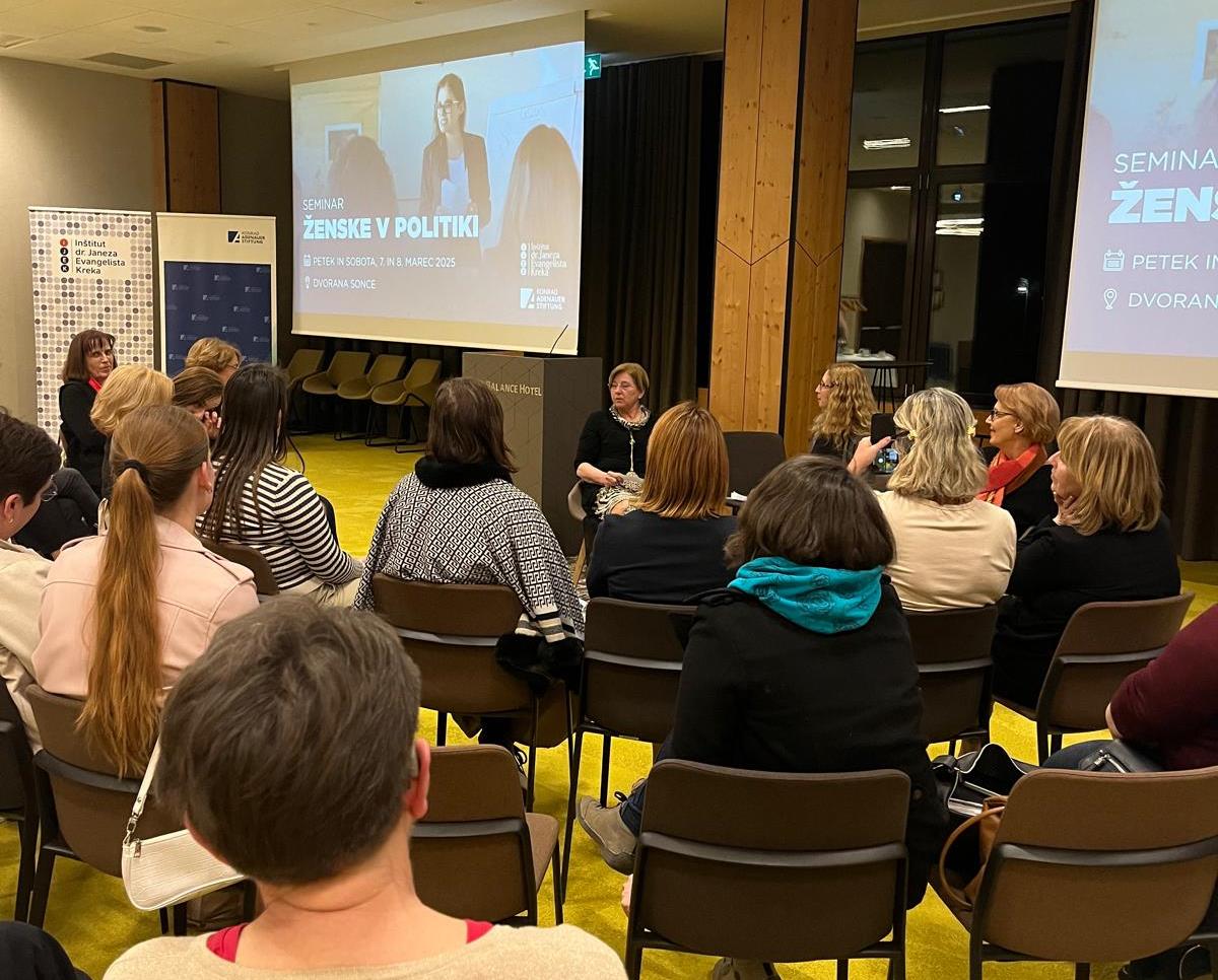 Seminar "Women in Politics" - The event highlighted the importance of women's participation in political processes and the influence of the media on their societal role. Former Federal Director of the CDU, Dr. Klaus Schüler,  shared his insights and extensive experience.