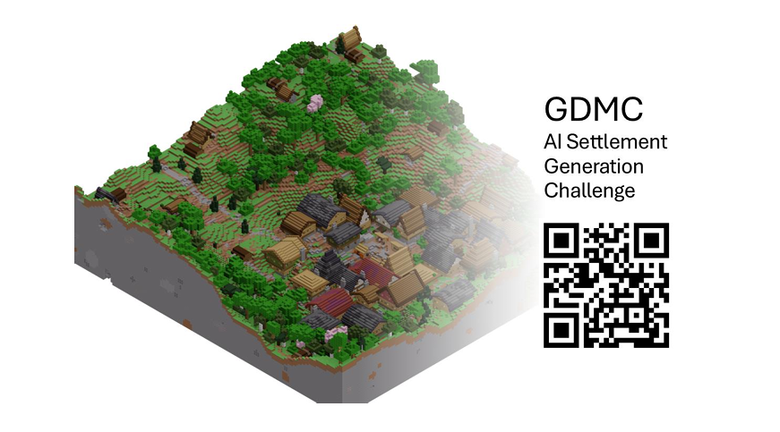The #GDMC AI Settlement Generation Competition in #Minecraft is kicking off for its 2025 run.

 Feel free to share and participate. More info on our wiki  gendesignmc.wikidot.com/wiki:2025-sett…

 Do you think you can write code that can make and interesting Minecraft settlement? Show us!