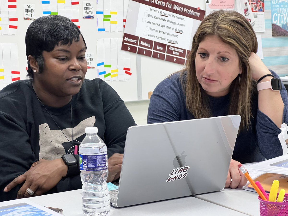 First thing on the Monday after a time change, and this team of Iberville Elementary teachers is ROCKING an early morning cluster session! Teachers are THE absolute best! Woot, woot, for the crew at this <a href="/IbervilleSchool/">Iberville Schools</a>!
