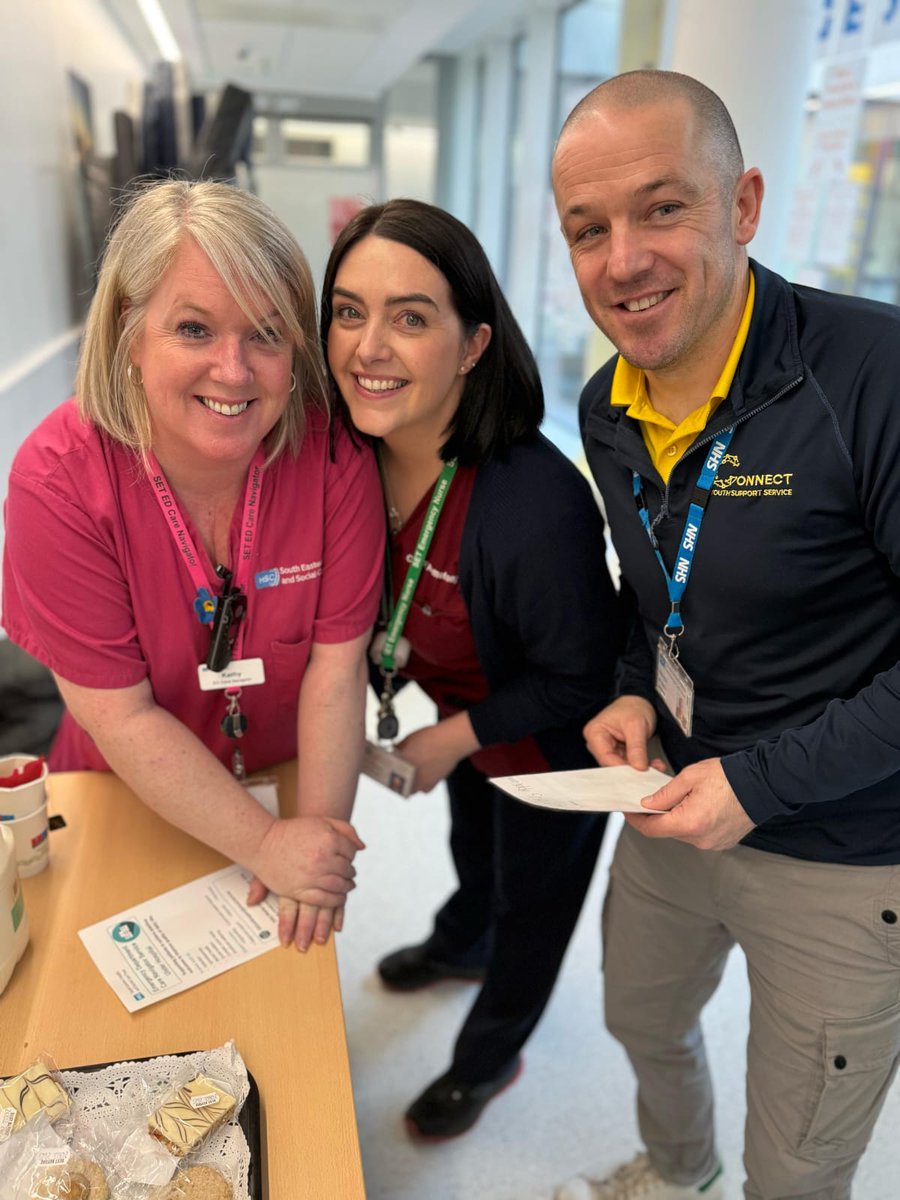 Our ED Care Navigator Service welcomed the Belfast Homeless Service, SOS, Homeless Healthcare and the NI Housing Executive to the Ulster Hospital for an information morning for staff 🔍📖

Strengthening awareness to improve signposting #MakingADifference #HSC