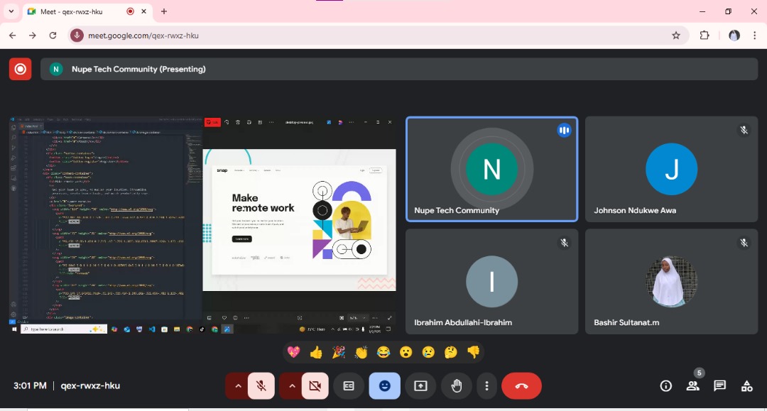 NupeTech_'s tweet photo. The NTC Frontend class has been nothing short of exciting! 🔥
The scholars have mastered HTML, nailed the basics of CSS, Flexbox, they’re now diving into CSS Grid! With each session, they’re getting closer to building full, responsive layouts like pros.
#NupeTechCommunity https://t.co/ooAMeo1D0r