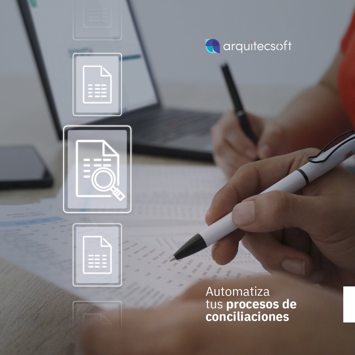 ArquitecSOFT_'s tweet photo. 🎯 ¿Necesitas comparar datos sin complicaciones? Con #DOMATCH, la conciliación es cosa de un par de clics: identifica discrepancias y gestiona partidas abiertas en segundos. 🚀📊¡Haz tus conciliaciones más ágiles y precisas!

Descubre más aquí 👉https://t.co/2CLbWeYTgI https://t.co/fP0ytkM9Fo
