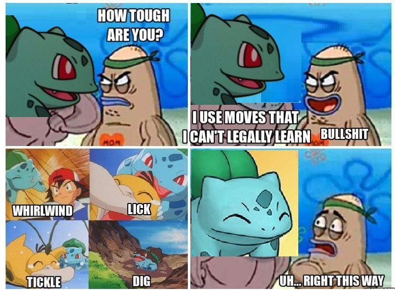 Ash's Bulbasaur was built different