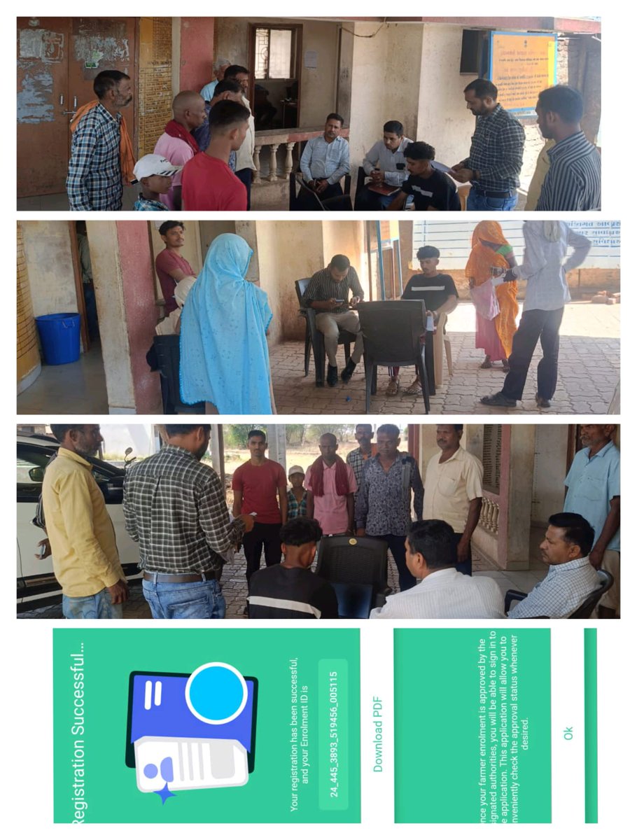 આજ રોજ દાહોદ તાલુકાની ખંગેલા ગ્રામ પંચાયતની મુલાકાત લીધી તેમાં ફાર્મર રજીસ્ટ્રેશન વહેલી તકે પૂર્ણ કરવા સુચન કર્યુ.