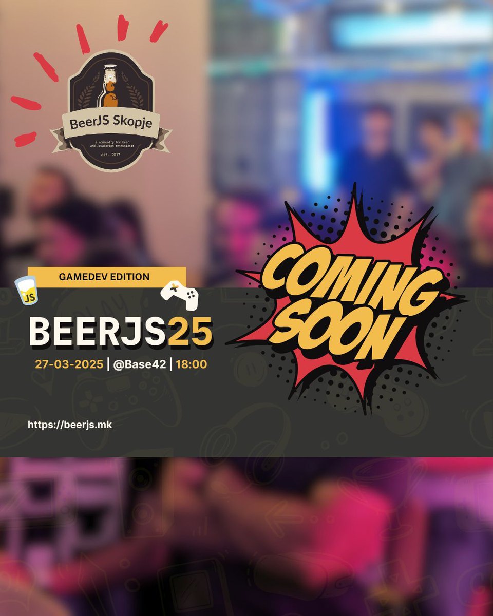 Дали имаш killer instinct? 🤔
Или можеби претпочиташ да имаш живот во 20ите?

Без разлика дали те седнале на муабет скоро или пак мислиш дека е добра идеја да одиш на пракса кај CEO _и да не платиш_, добредојден си на 25тото издание на BeerJS Скопје.

Пиво ќе има. Бесплатно.