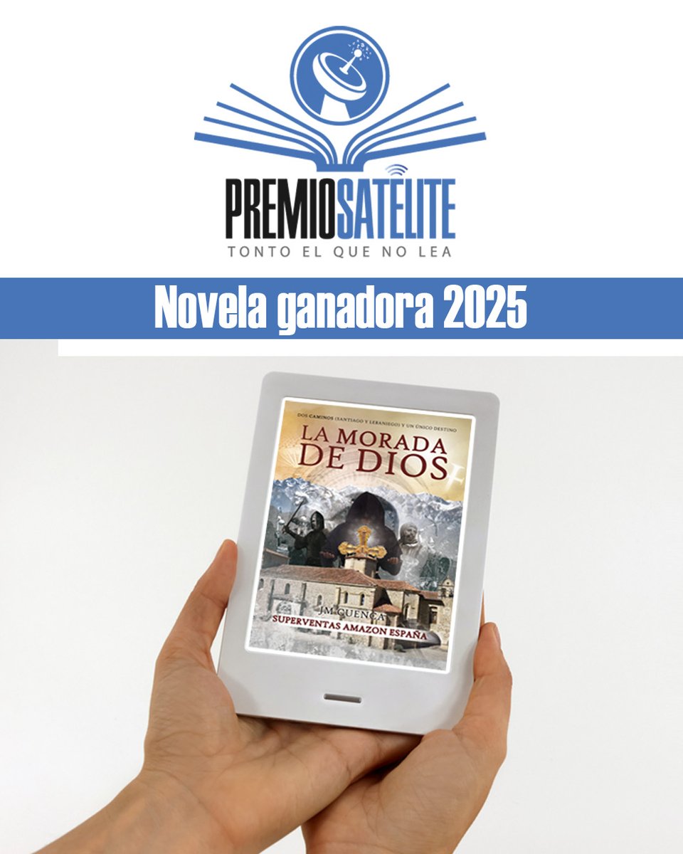 LAMORADADEDIOS's tweet photo. Novela ganadora del *PREMIO SATÉLITE 2025*

 LA MORADA DE DIOS https://t.co/QEne9KXOdd 

#BestSeller Amazon +20.000 lectores  

#Navarra #PaisVasco #Cantabria #CaminodeSantiago #CaminoLebaniego #Premioliteario https://t.co/OSeKNjxYvu