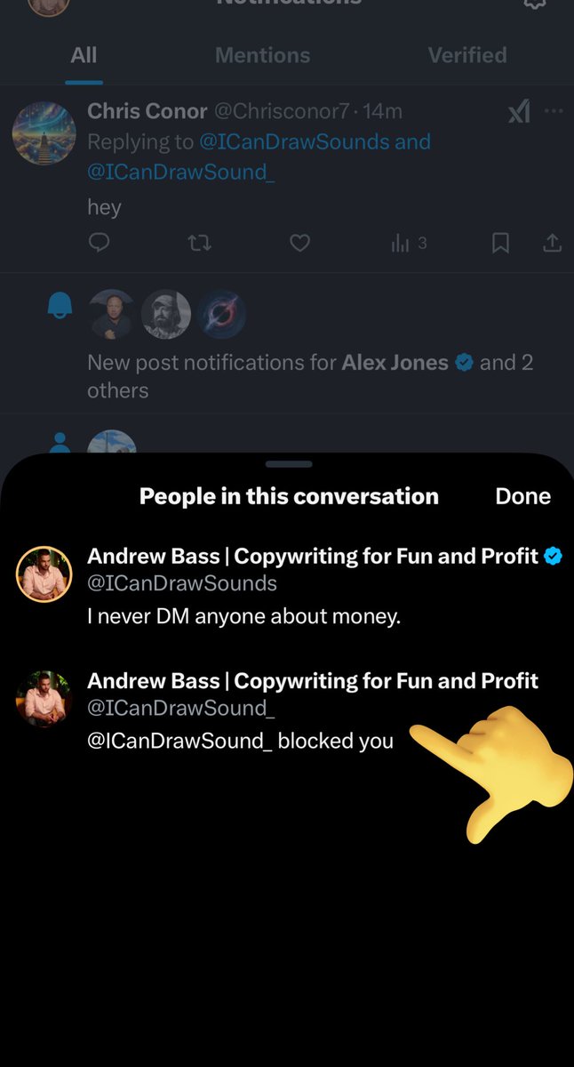 Andrew Bass | Copywriting for Fun and Profit (@icandrawsounds) on Twitter photo Report this scammer por favor Report this scammer por favor