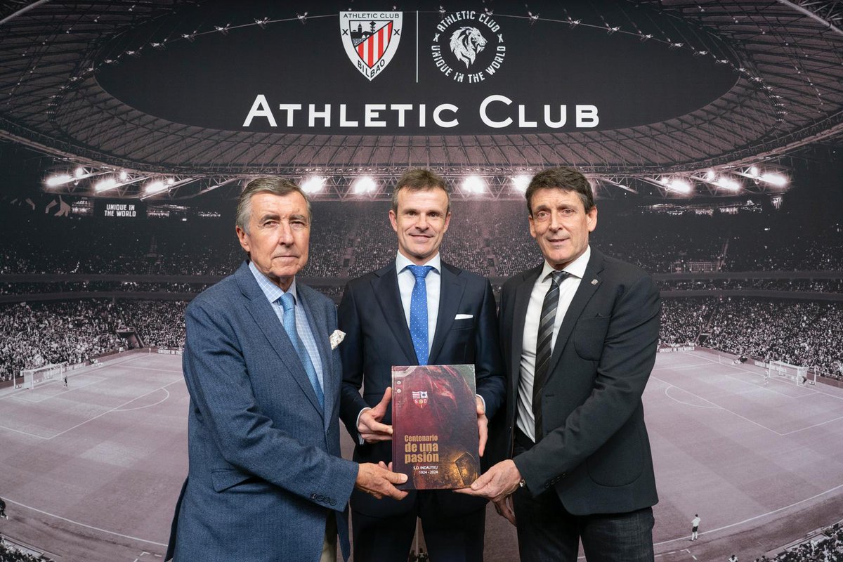 SD Indautxu (@indautxu_sd) on Twitter photo De izda a dcha: Juan Cruz Olaso (hijo del histórico presidente de la SD Indauchu, Jaime de Olaso), Jon Uriarte (Presidente <a href="/AthleticClub/">Athletic Club</a>) y <a href="/andoniaz5/">ANDONI AYARZA ZALLO</a> (ex jugador del Athletic) en el palco de San Mamés en la previa del partido de Liga <a href="/AthleticClub/">Athletic Club</a> - <a href="/RCD_Mallorca/">RCD Mallorca</a> (09/03/2025). De izda a dcha: Juan Cruz Olaso (hijo del histórico presidente de la SD Indauchu, Jaime de Olaso), Jon Uriarte (Presidente <a href="/AthleticClub/">Athletic Club</a>) y <a href="/andoniaz5/">ANDONI AYARZA ZALLO</a> (ex jugador del Athletic) en el palco de San Mamés en la previa del partido de Liga <a href="/AthleticClub/">Athletic Club</a> - <a href="/RCD_Mallorca/">RCD Mallorca</a> (09/03/2025).